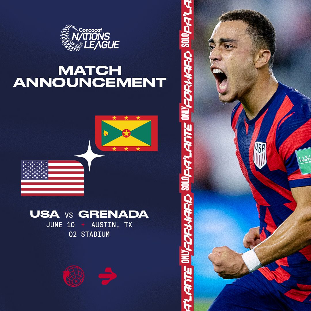 U.S. Soccer Selects Austin As Host For USA-Grenada Concacaf Nations League Opener On June 10