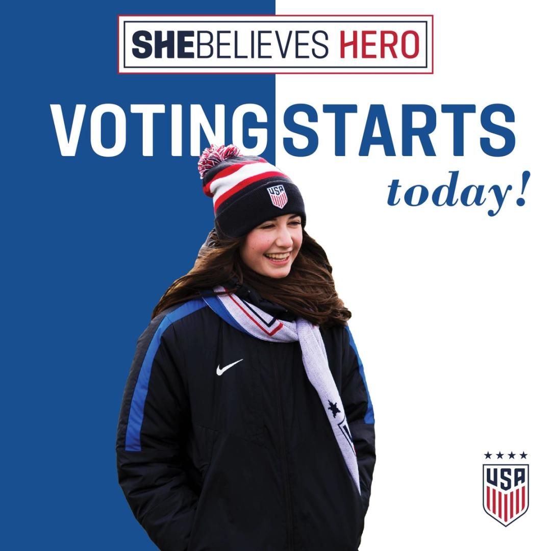 Five Finalists Selected for 2020 SheBelieves Hero Contest