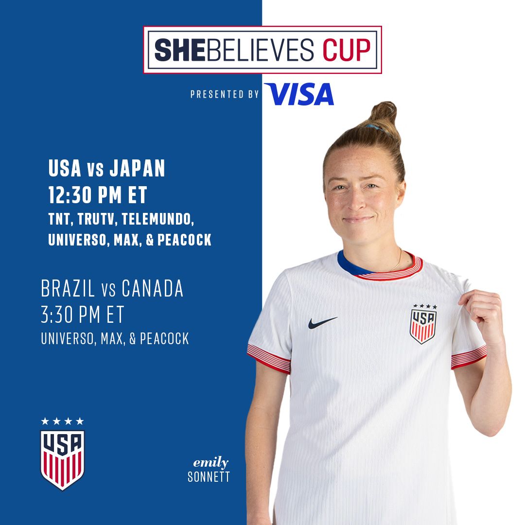 USWNT to Face Japan in Opening Match of 2024 SheBelieves Cup