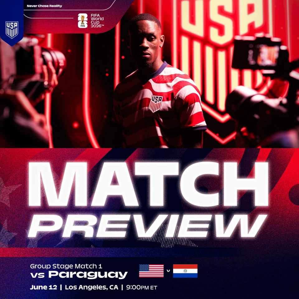 USMNT Ready to Kick Off FIFA World Cup 2026 Against Paraguay