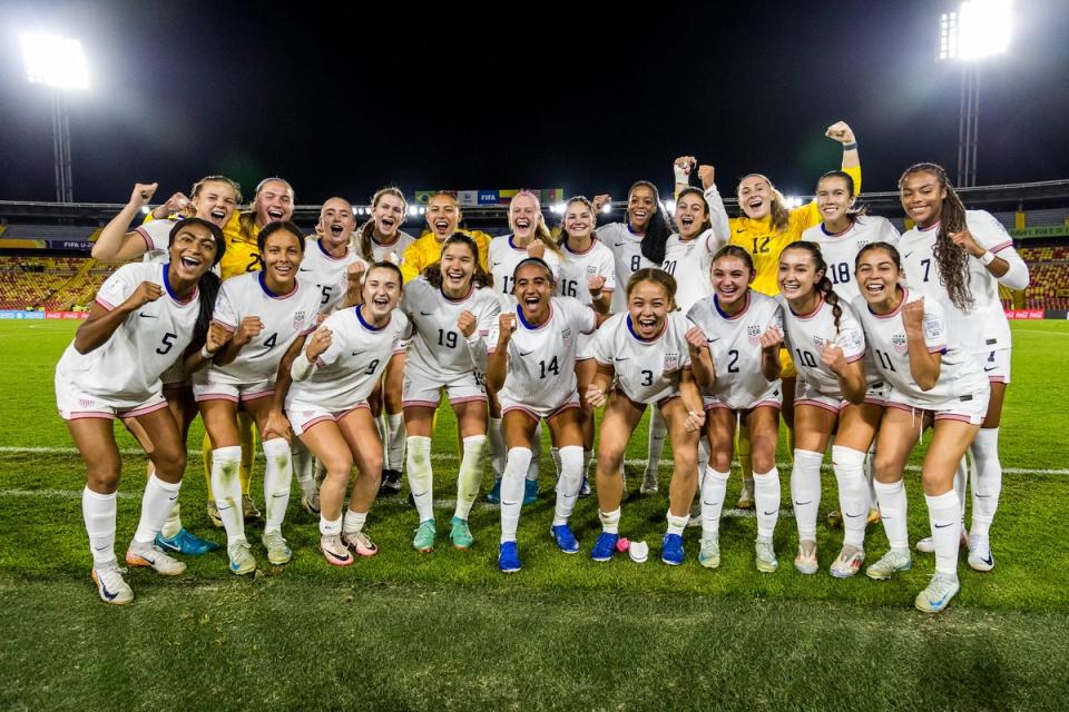 The U.S. U-20 WYNT cheers and celebrates on the field​​​​‌﻿‍﻿​‍​‍‌‍﻿﻿‌﻿​‍‌‍‍‌‌‍‌﻿‌‍‍‌‌‍﻿‍​‍​‍​﻿‍‍​‍​‍‌﻿​﻿‌‍​‌‌‍﻿‍‌‍‍‌‌﻿‌​‌﻿‍‌​‍﻿‍‌‍‍‌‌‍﻿﻿​‍​‍​‍﻿​​‍​‍‌‍‍​‌﻿​‍‌‍‌‌‌‍‌‍​‍​‍​﻿‍‍​‍​‍‌‍‍​‌﻿‌​‌﻿‌​‌﻿​​‌﻿​﻿​﻿‍‍​‍﻿﻿​‍﻿﻿‌﻿‌‌‌﻿​﻿‌﻿​﻿‌‍‌‍​‍﻿‍‌﻿​﻿‌‍​‌‌‍﻿‍‌‍‍‌‌﻿‌​‌﻿‍‌​‍﻿‍‌﻿​﻿‌﻿‌​‌﻿‌‌‌‍‌​‌‍‍‌‌‍﻿﻿​‍﻿﻿‌‍‍‌‌‍﻿‍‌﻿‌​‌‍‌‌‌‍﻿‍‌﻿‌​​‍﻿﻿‌‍‌‌‌‍‌​‌‍‍‌‌﻿‌​​‍﻿﻿‌‍﻿‌‌‍﻿﻿‌‍‌​‌‍‌‌​﻿﻿‌‌﻿​​‌﻿​‍‌‍‌‌‌﻿​﻿‌‍‌‌‌‍﻿‍‌﻿‌​‌‍​‌‌﻿‌​‌‍‍‌‌‍﻿﻿‌‍﻿‍​﻿‍﻿‌‍‍‌‌‍‌​​﻿﻿‌​﻿​​​﻿‍‌​﻿​‌‌‍‌​‌‍‌​​﻿‌‌​﻿​‌​﻿‌‍​‍﻿‌​﻿​‌​﻿‍‌​﻿‍​​﻿‌‍​‍﻿‌​﻿‌​‌‍‌‌​﻿​‌‌‍​‍​‍﻿‌‌‍​‍​﻿​‌‌‍​‍​﻿‍​​‍﻿‌​﻿​​‌‍​﻿‌‍‌‍‌‍​‍​﻿​‌‌‍​﻿​﻿‌‌​﻿‌﻿​﻿​‌‌‍‌‌‌‍​‍‌‍‌​​﻿‍﻿‌﻿‌​‌﻿‍‌‌﻿​​‌‍‌‌​﻿﻿‌‌﻿​﻿‌﻿‌​‌‍﻿﻿‌﻿​‍‌﻿‍‌​﻿‍﻿‌﻿​​‌‍​‌‌﻿‌​‌‍‍​​﻿﻿‌‌‍​﻿‌‍﻿﻿‌‍﻿‍‌﻿‌​‌‍‌‌‌‍﻿‍‌﻿‌​​‍‌‌​﻿‌‌‌​​‍‌‌﻿﻿‌‍‍﻿‌‍‌‌‌﻿‍‌​‍‌‌​﻿​﻿‌​‌​​‍‌‌​﻿​﻿‌​‌​​‍‌‌​﻿​‍​﻿​‍​﻿‌​​﻿​﻿‌‍​‍​﻿‌﻿​﻿​‍‌‍‌‍​﻿​​​﻿​‍‌‍​‌‌‍​‍​﻿​﻿​﻿‍​​‍‌‌​﻿​‍​﻿​‍​‍‌‌​﻿‌‌‌​‌​​‍﻿‍‌‍‍‌‌‍﻿‌‌‍​‌‌‍‌﻿‌‍‌‌‌​﻿‌‌‍﻿﻿‌‍​‍‌‍‍‌‌‍﻿​‌‍‌‌​‍﻿‍‌‍​‌‌‍﻿​‌﻿‌​​﻿﻿﻿‌‍​‍‌‍​‌‌﻿​﻿‌‍‌‌‌‌‌‌‌﻿​‍‌‍﻿​​﻿﻿‌‌‍‍​‌﻿‌​‌﻿‌​‌﻿​​‌﻿​﻿​‍‌‌​﻿​﻿‌​​‌​‍‌‌​﻿​‍‌​‌‍​‍‌‌​﻿​‍‌​‌‍‌﻿‌‌‌﻿​﻿‌﻿​﻿‌‍‌‍​‍﻿‍‌﻿​﻿‌‍​‌‌‍﻿‍‌‍‍‌‌﻿‌​‌﻿‍‌​‍﻿‍‌﻿​﻿‌﻿‌​‌﻿‌‌‌‍‌​‌‍‍‌‌‍﻿﻿​‍‌‍‌‍‍‌‌‍‌​​﻿﻿‌​﻿​​​﻿‍‌​﻿​‌‌‍‌​‌‍‌​​﻿‌‌​﻿​‌​﻿‌‍​‍﻿‌​﻿​‌​﻿‍‌​﻿‍​​﻿‌‍​‍﻿‌​﻿‌​‌‍‌‌​﻿​‌‌‍​‍​‍﻿‌‌‍​‍​﻿​‌‌‍​‍​﻿‍​​‍﻿‌​﻿​​‌‍​﻿‌‍‌‍‌‍​‍​﻿​‌‌‍​﻿​﻿‌‌​﻿‌﻿​﻿​‌‌‍‌‌‌‍​‍‌‍‌​​‍‌‍‌﻿‌​‌﻿‍‌‌﻿​​‌‍‌‌​﻿﻿‌‌﻿​﻿‌﻿‌​‌‍﻿﻿‌﻿​‍‌﻿‍‌​‍‌‍‌﻿​​‌‍​‌‌﻿‌​‌‍‍​​﻿﻿‌‌‍​﻿‌‍﻿﻿‌‍﻿‍‌﻿‌​‌‍‌‌‌‍﻿‍‌﻿‌​​‍‌‌​﻿‌‌‌​​‍‌‌﻿﻿‌‍‍﻿‌‍‌‌‌﻿‍‌​‍‌‌​﻿​﻿‌​‌​​‍‌‌​﻿​﻿‌​‌​​‍‌‌​﻿​‍​﻿​‍​﻿‌​​﻿​﻿‌‍​‍​﻿‌﻿​﻿​‍‌‍‌‍​﻿​​​﻿​‍‌‍​‌‌‍​‍​﻿​﻿​﻿‍​​‍‌‌​﻿​‍​﻿​‍​‍‌‌​﻿‌‌‌​‌​​‍﻿‍‌‍‍‌‌‍﻿‌‌‍​‌‌‍‌﻿‌‍‌‌‌​﻿‌‌‍﻿﻿‌‍​‍‌‍‍‌‌‍﻿​‌‍‌‌​‍﻿‍‌‍​‌‌‍﻿​‌﻿‌​​‍​‍‌﻿﻿‌