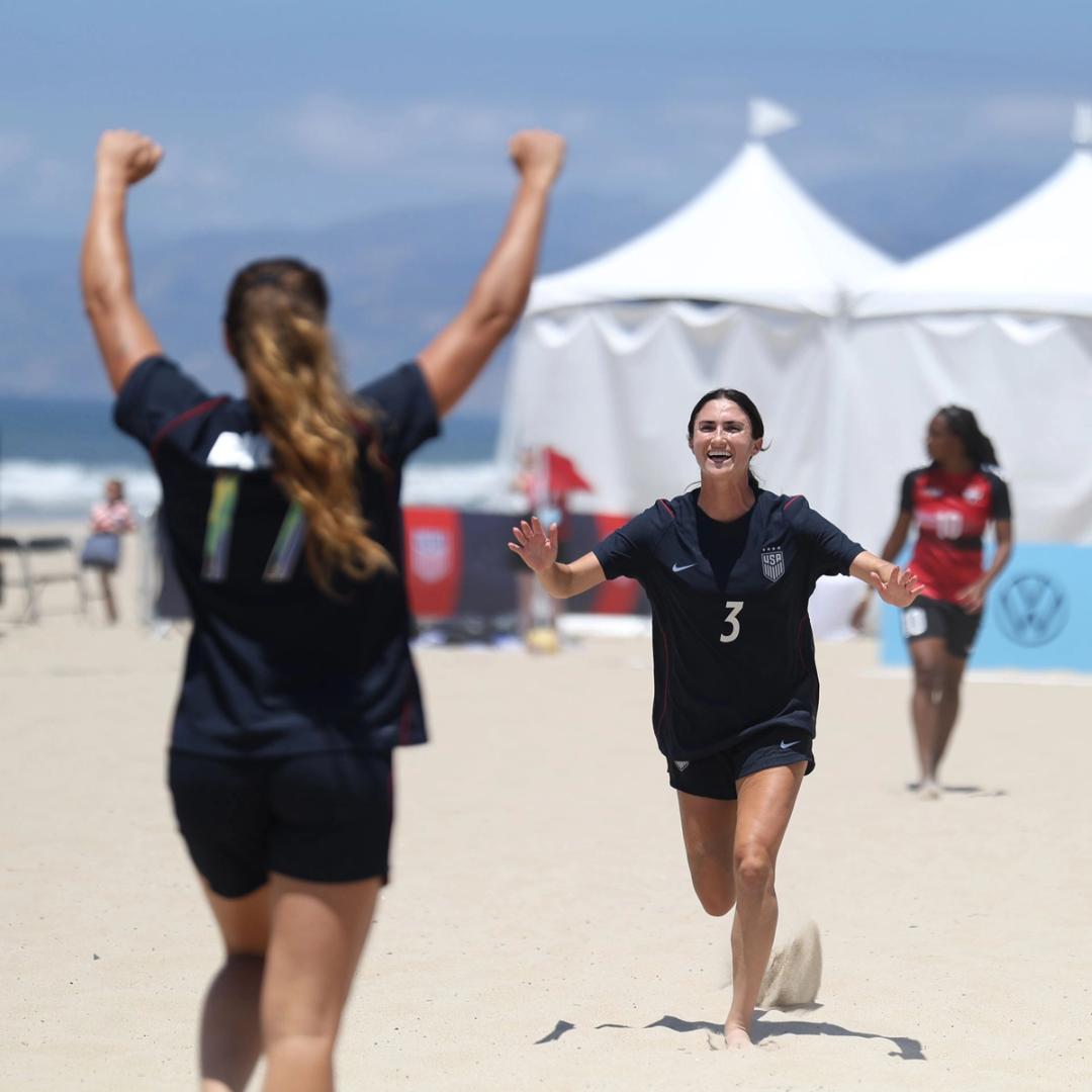 U.S. Women’s Beach Soccer National Team Defeats Trinidad and Tobago 12-3 in First Match of Soccer on the Beach Doubleheader