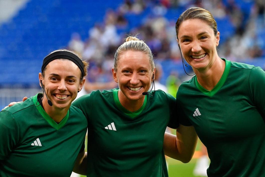 Brooke Mayo (left), Tori Penso (center) and Kathryn Nesbitt (right) (Photo by Eurasia Sport Images/Getty Images)