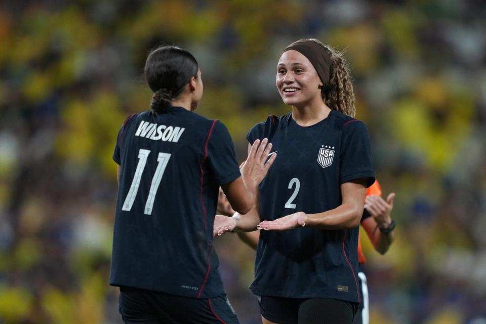 U.S Women's National Team Defeats Brazil 1-0 in Front of 55,744 Fans in a Wild Match in Fortaleza That Featured Eight Red Cards for Brazil