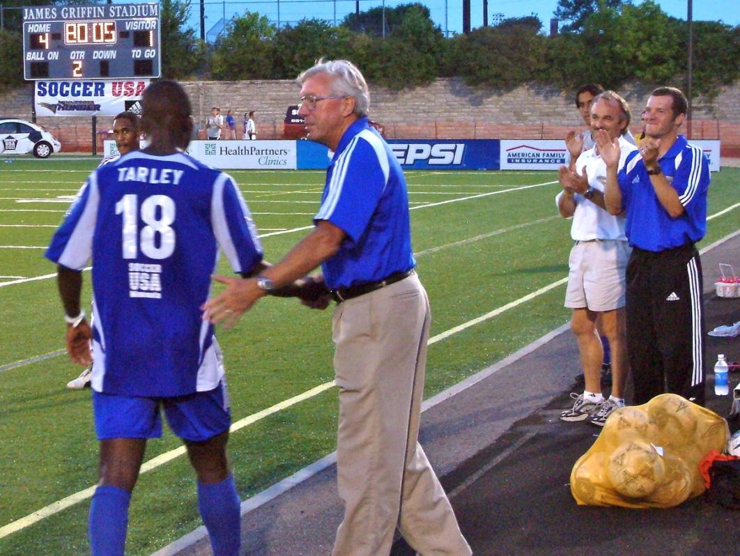 Melvin Tarley and Coach Buzz Lagos were crucial to the 2005 Thunder run