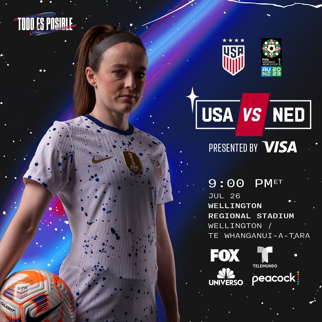USWNT Set To Face Netherlands In Second Match Of 2023 FIFA Women’s World Cup