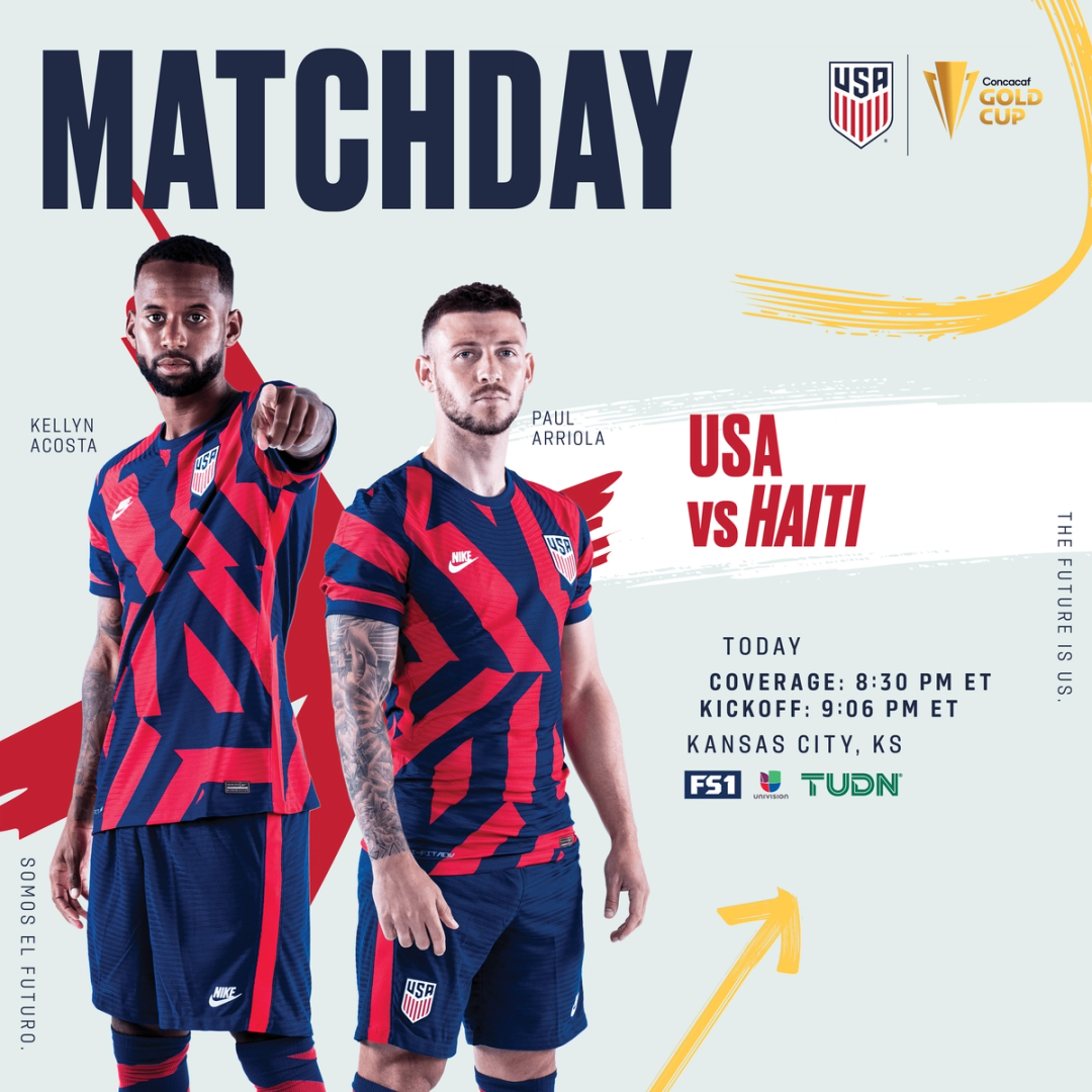 Concacaf Gold Cup usmnt vs Haiti Preview Schedule TV Channels Start Time