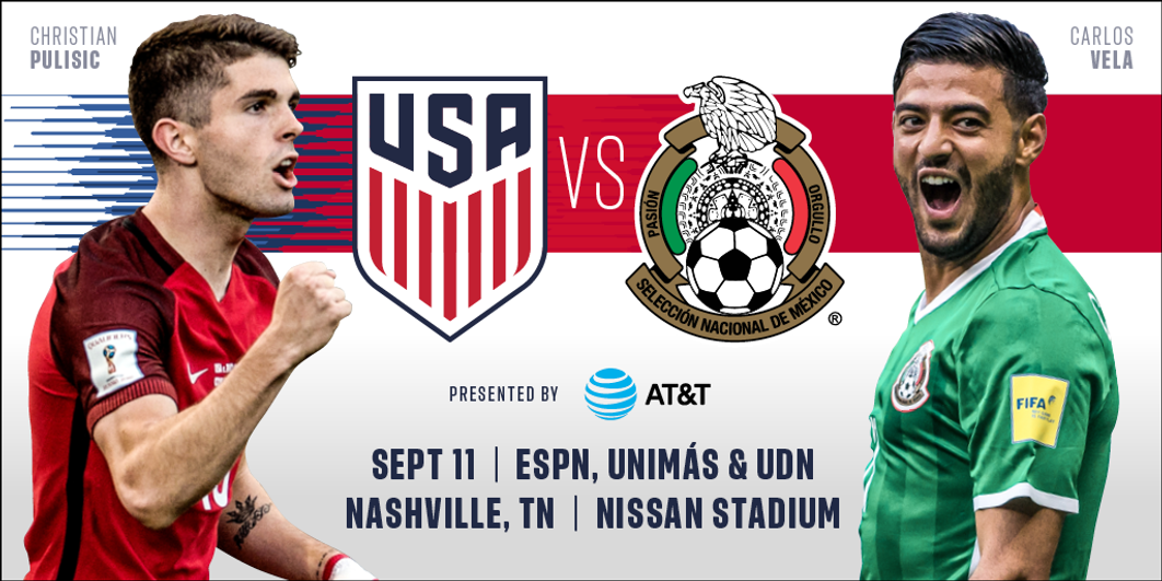 U.S. MNT vs. Mexico - Sept. 11, 2018 - Nashville