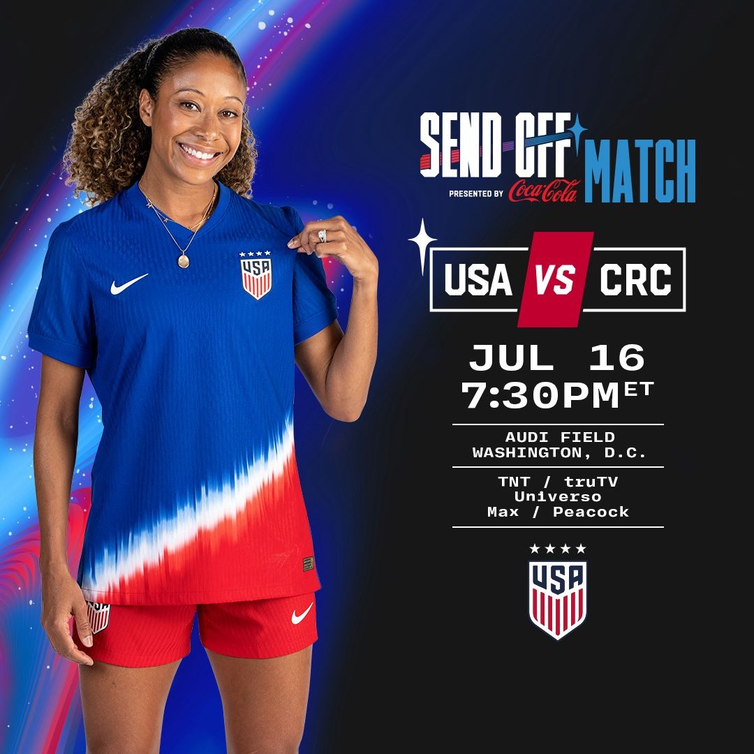 USWNT to Face Costa Rica in 2024 Send-Off Match Presented by Coca-Cola