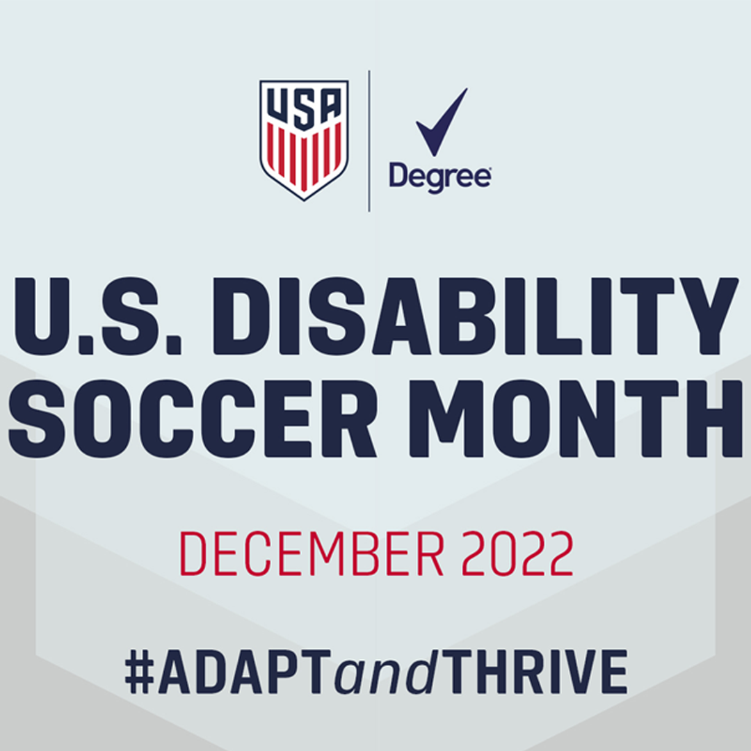 Degree Deodorant Teams Up With US Soccer For Return Of US Disability Soccer Month In December