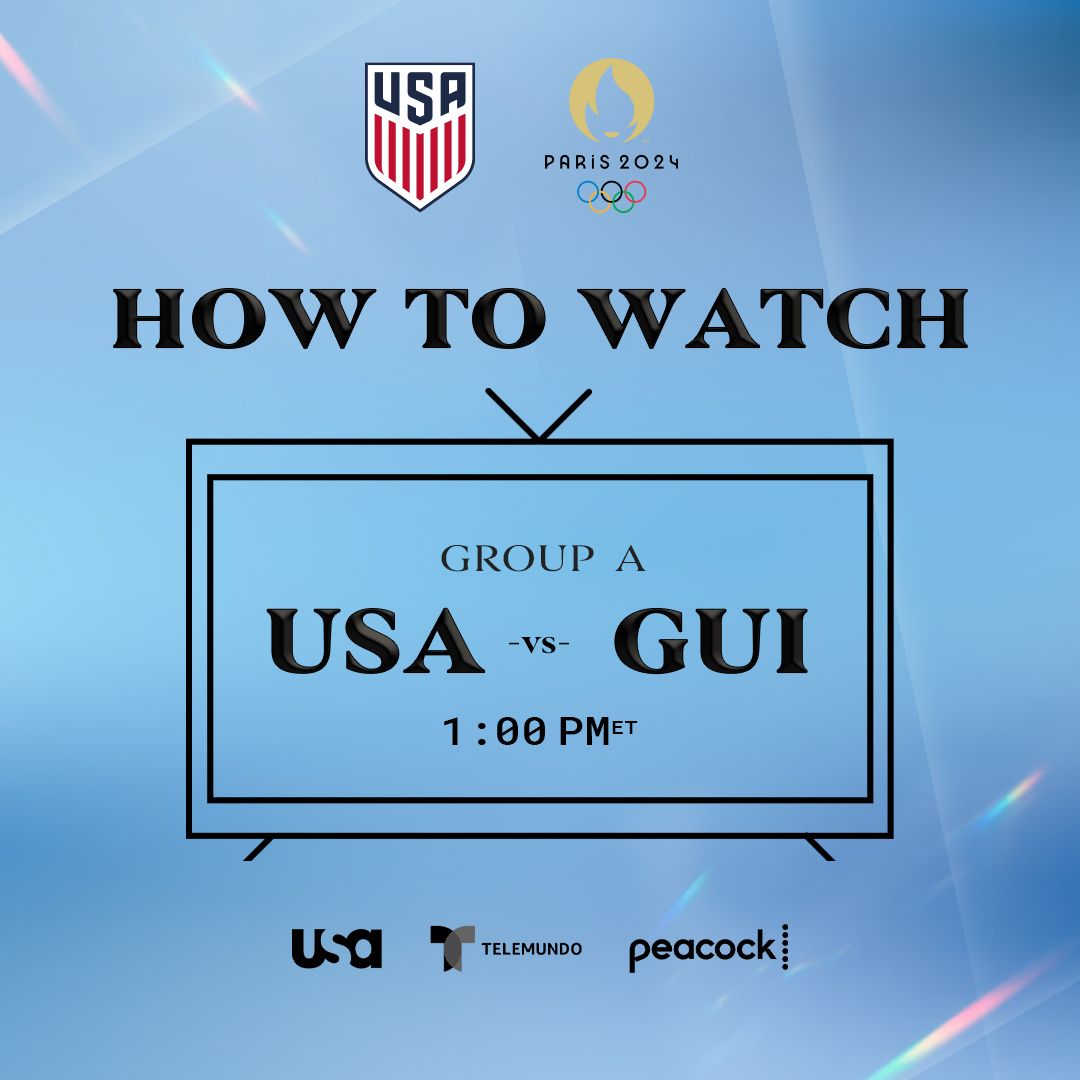 How to Watch and Stream the U.S. Men’s Olympic Soccer Team vs. Guinea