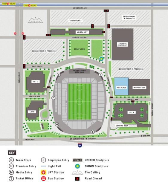Allianz Field Map