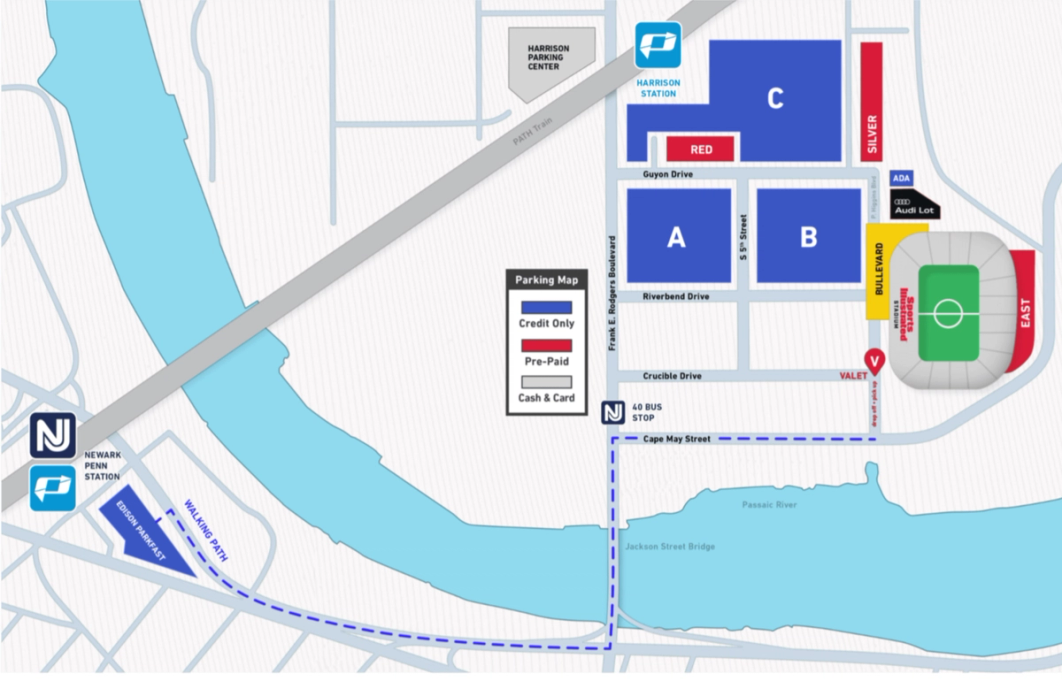 Parking instructions