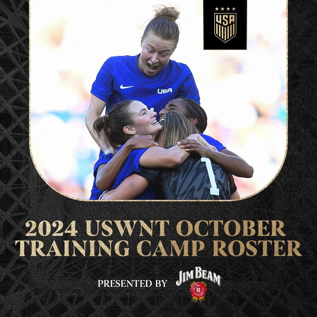 Emma Hayes Names U.S. Women’s National Team Training Camp Roster, Presented by Jim Beam, for October Friendlies against Iceland and Argentina