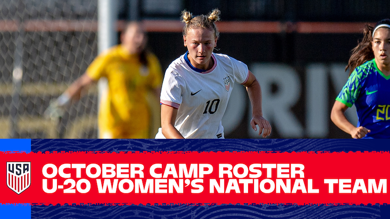 U.S. Under-20 Women’s National Team Calls 24 Players to Training Camp in Kansas City, Mo.
