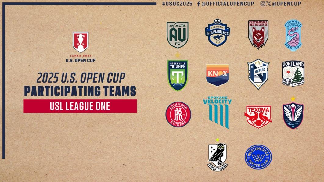 USL 1 Participating Teams