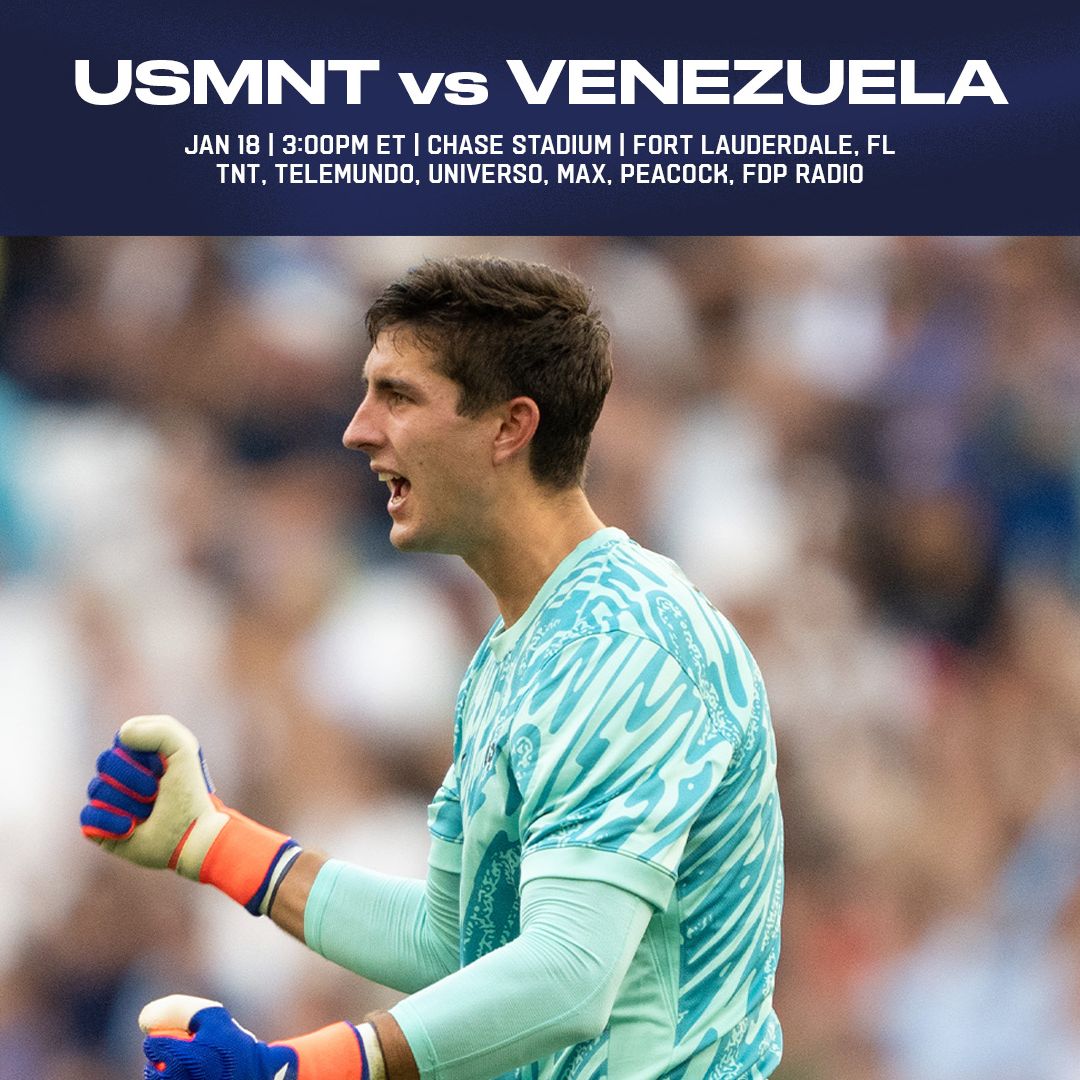 Preview: USMNT Kicks Off 2025 Slate With January Friendly Against Venezuela
