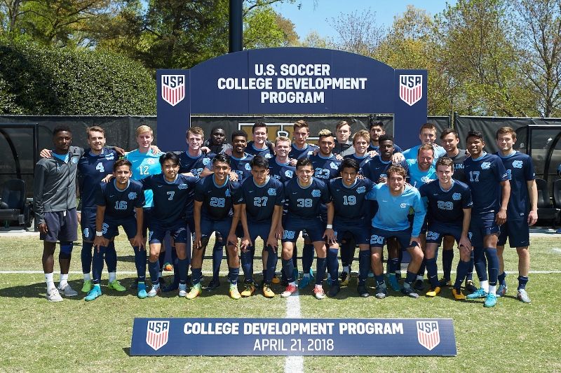 2018 UNC Men's soccer team
