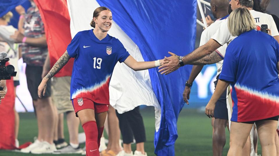USWNT midfielder Hal Hershfelt