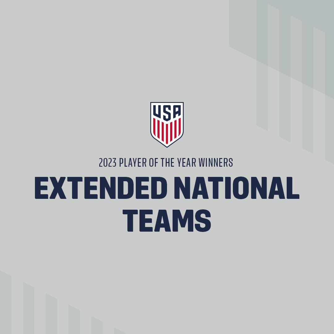 US Soccer Announces Winners Of 2023 Player Of The Year Awards For Extended National Teams