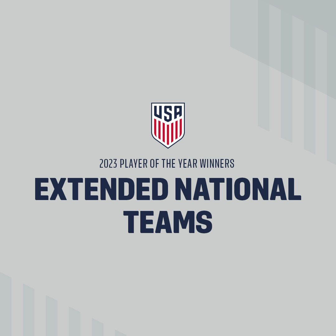 U.S. Soccer Announces Winners of 2023 Player of the Year Awards for Extended National Teams
