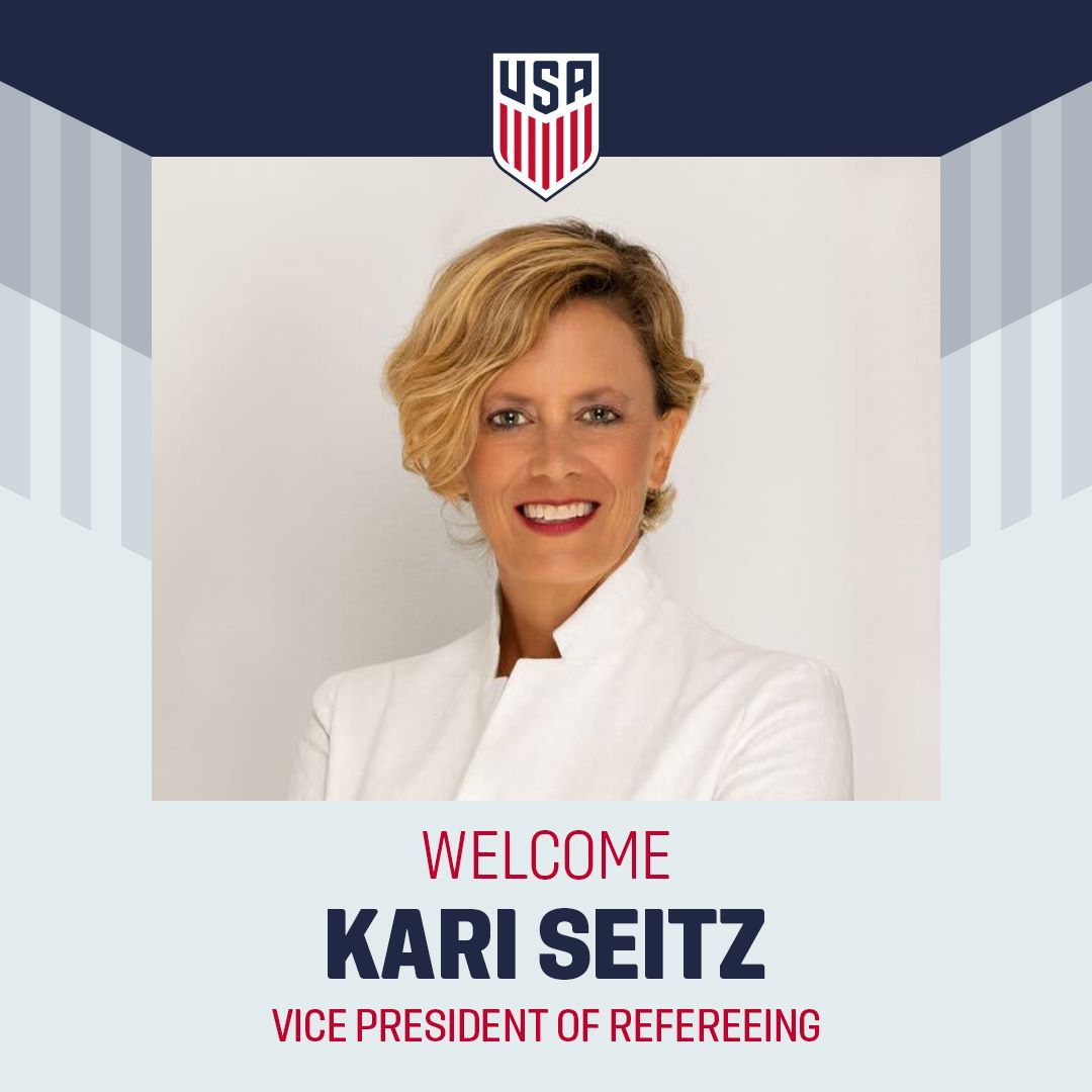 U.S. Soccer Federation Hires Kari Seitz as Vice President of Refereeing