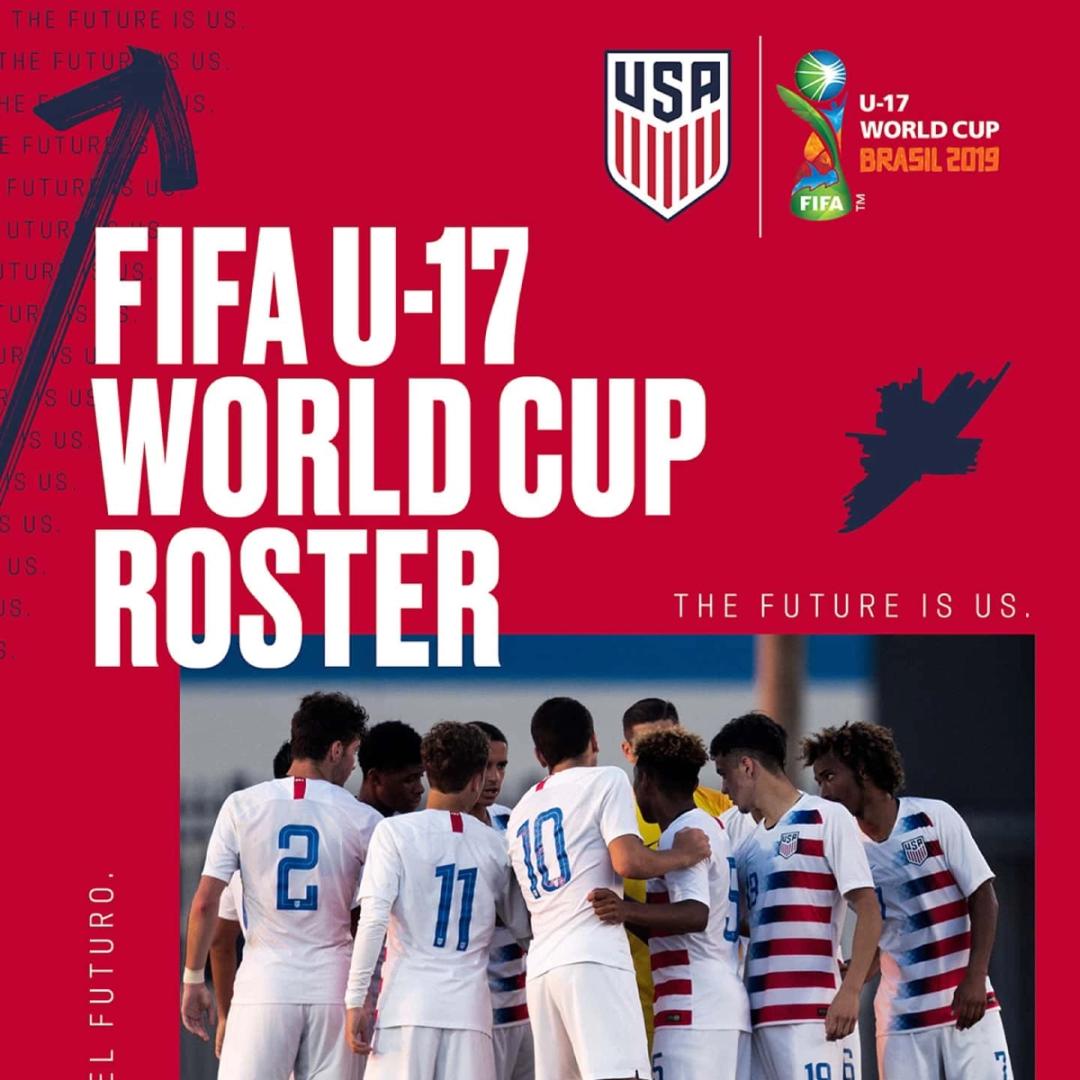 Head Coach Raphael Wicky Names USA Roster for 2019 FIFA U17 World Cup in Brazil