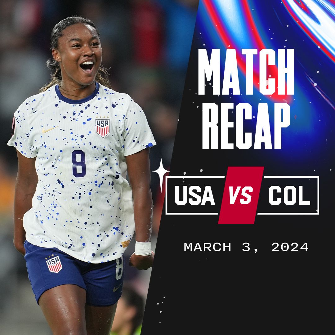 U.S. Women’s National Team Advances To 2024 Concacaf W Gold Cup Semifinal With Strong 3-0 Victory Against Colombia
