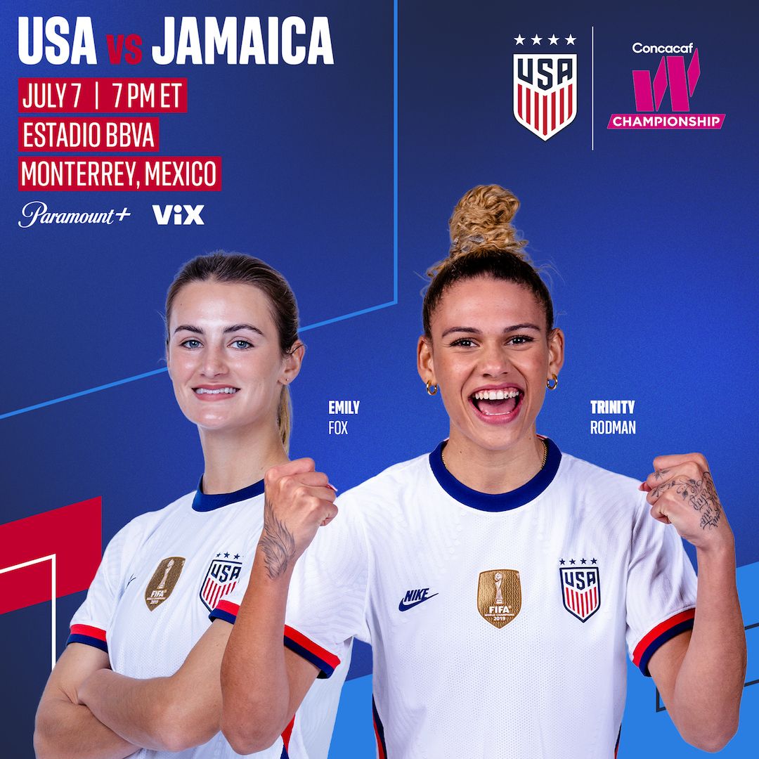 Concacaf W Championship USWNT vs Jamaica Preview TV Channels Start Time Standings
