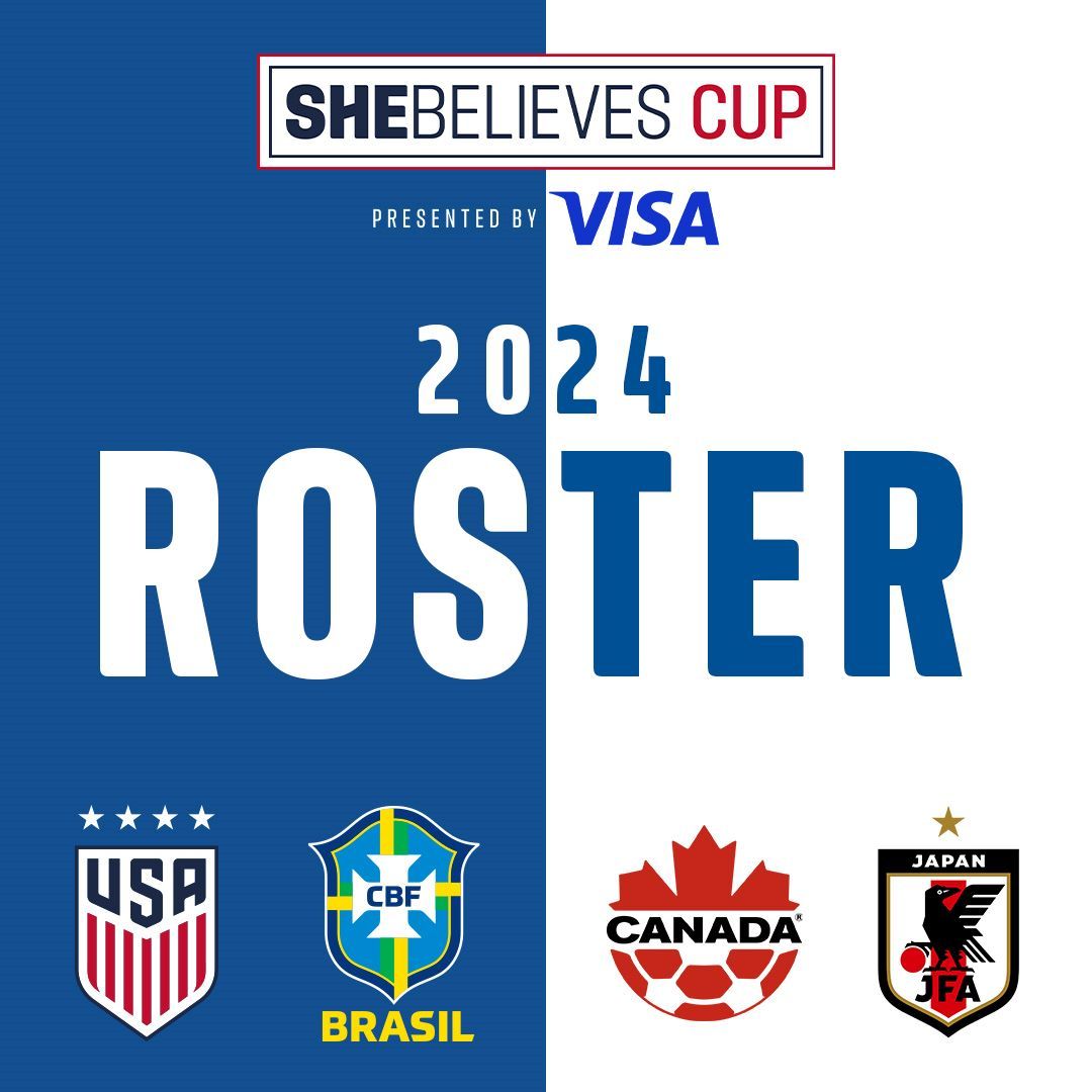 Kilgore Names 23 Player USWNT Roster for 2024 SheBelieves Cup Presented By Visa