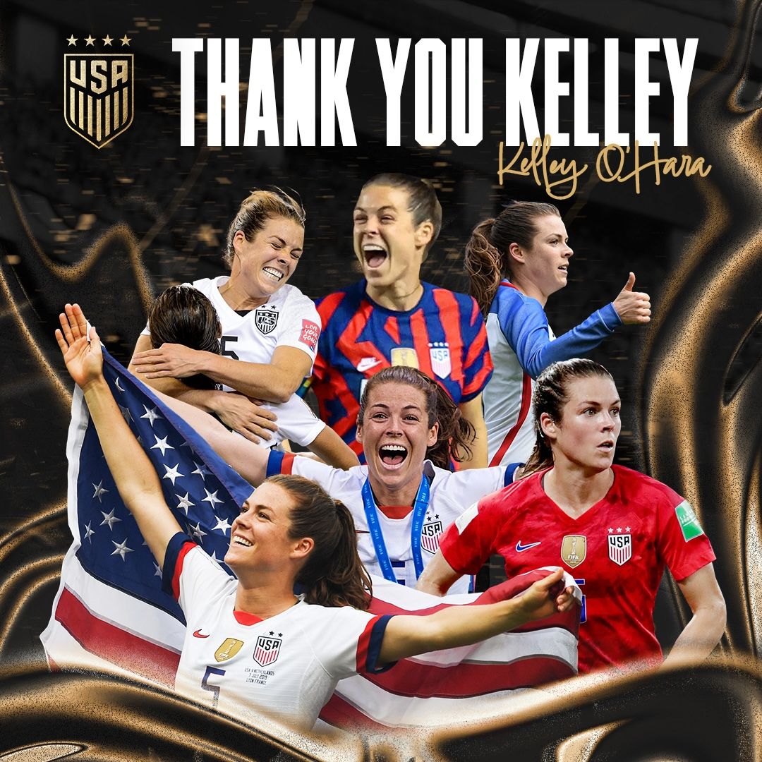 Two-Time Women’s World Cup Champion and Olympic Gold Medalist Kelley O’Hara Will Be Honored at Halftime of USWNT Match vs. Iceland on Oct. 27 in Nashville, Tenn.