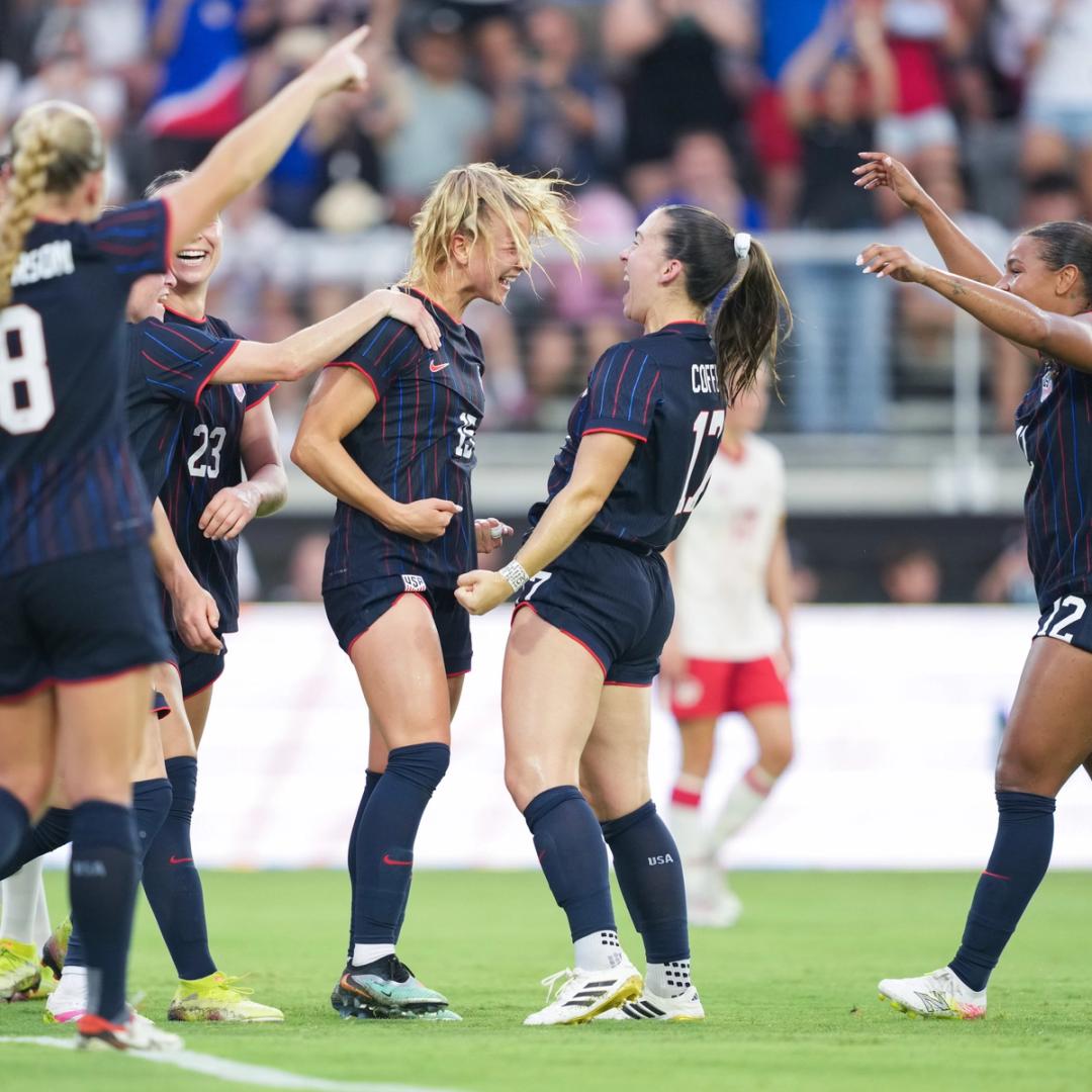 Dominant Performance by U.S. Women’s National Team Over Canada Voted U.S. Soccer Game of the Year Presented by Michelob Ultra