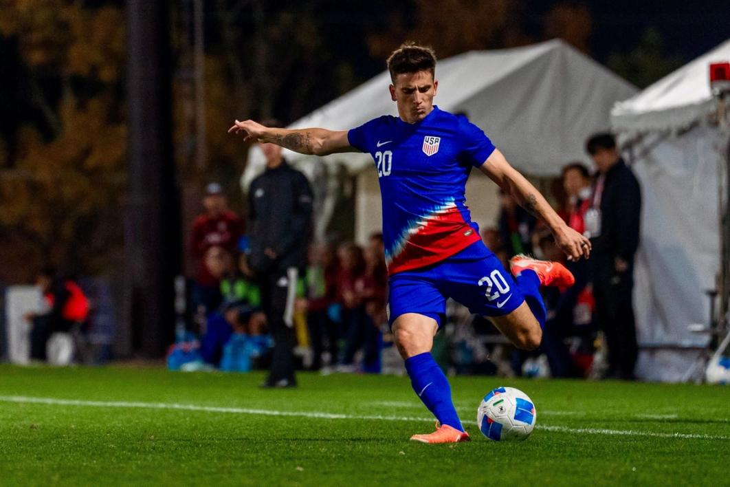 Deaf MNT left back JJ Waterman