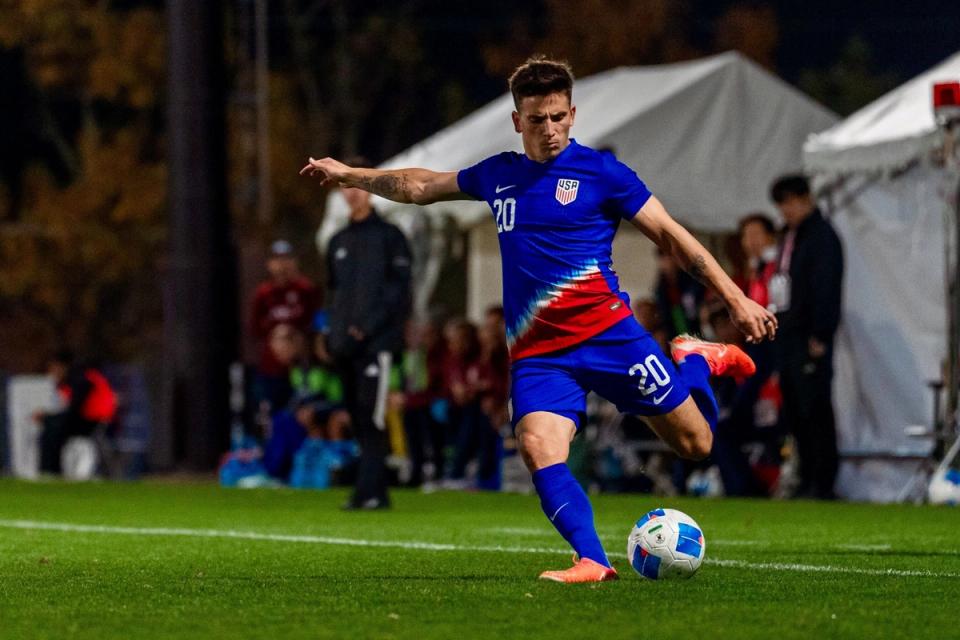 Deaf MNT left back JJ Waterman