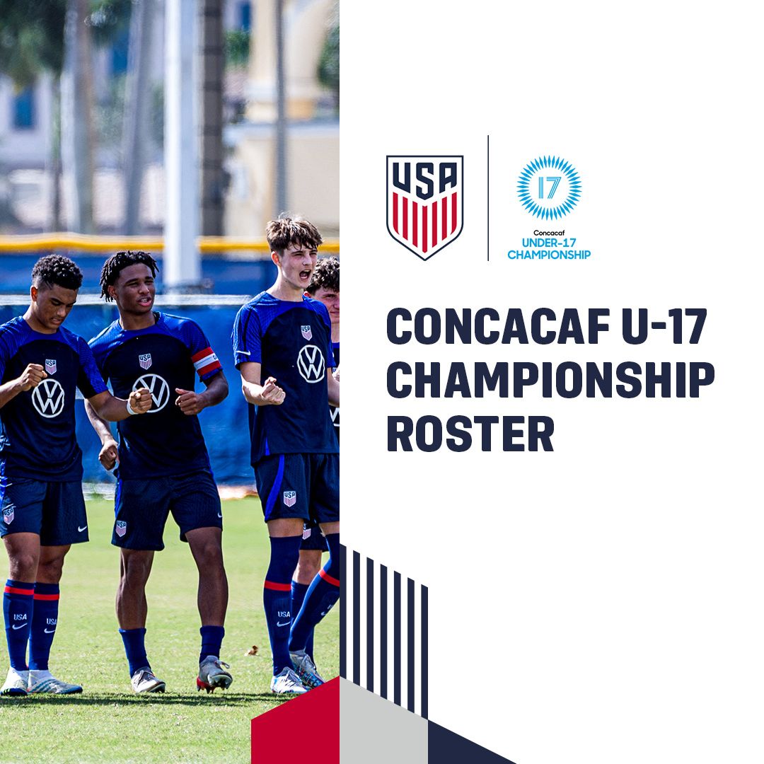 U.S. Under-17 MYNT Head Coach Gonzalo Segares Names USA Roster For 2023 Concacaf U-17 Championship In Guatemala
