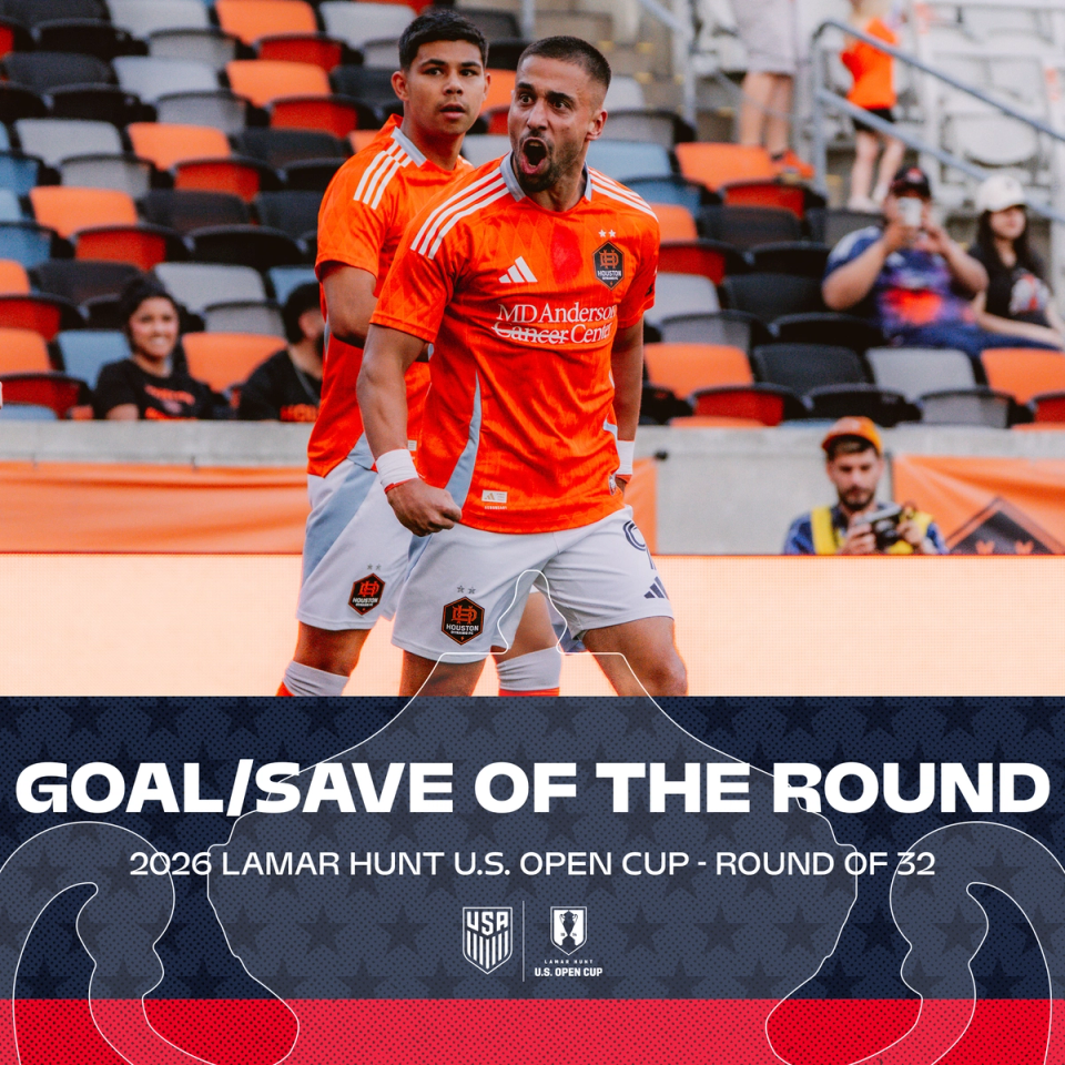 2026 U.S. Open Cup Fan-Voted Goal and Save of the Round Nominees - Round of 32