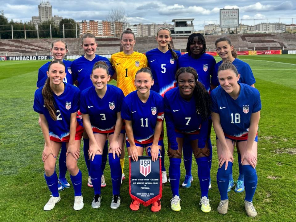 U.S. Under-19 Women's National Draws 1-1 With Host Portugal as Micayla Johnson Scores Lone Goal for the USA