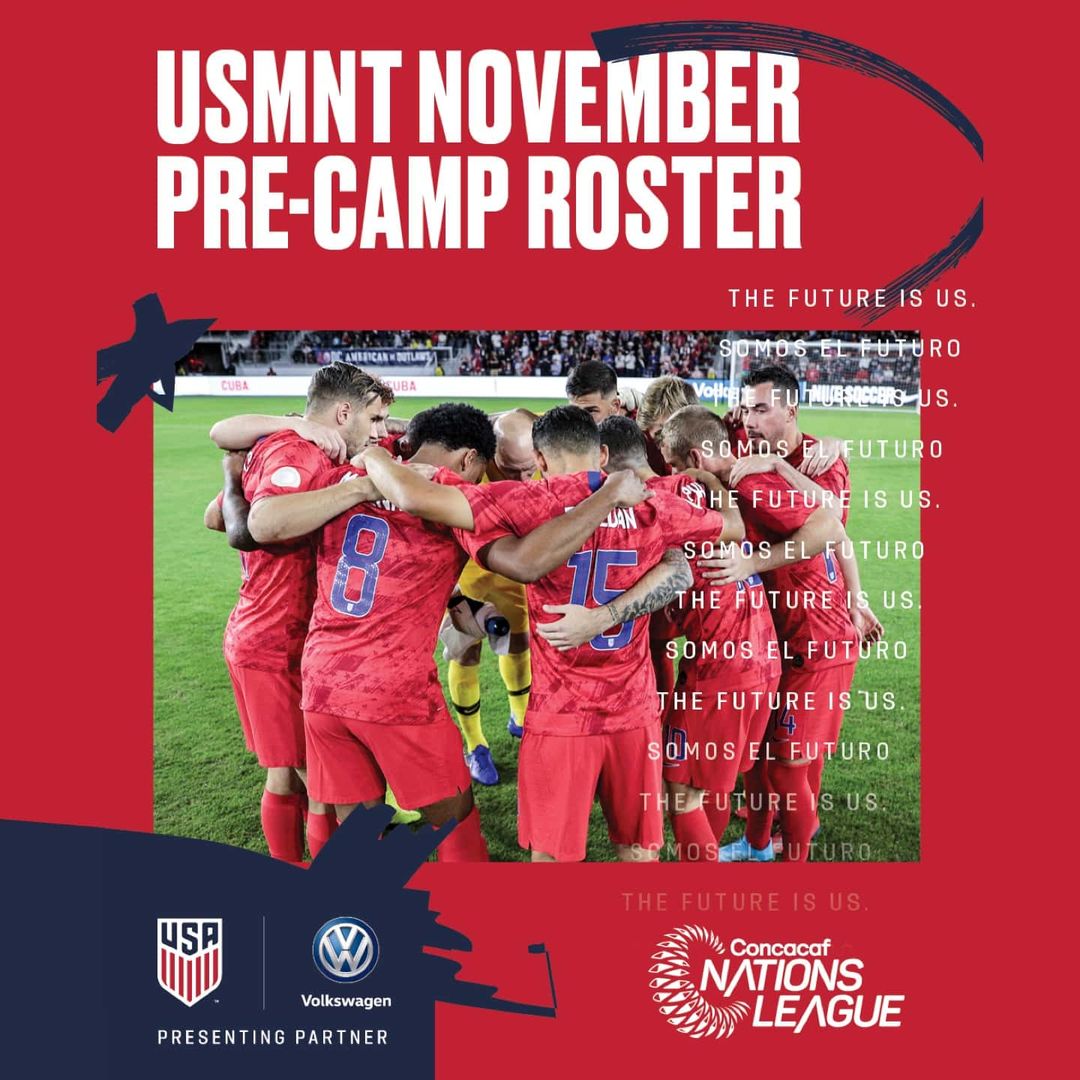 Berhalter Calls 20 Players for Pre-Camp Ahead of Nations League Group Finale