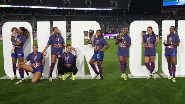 Crystal Dunn at 2024 W Gold Cup