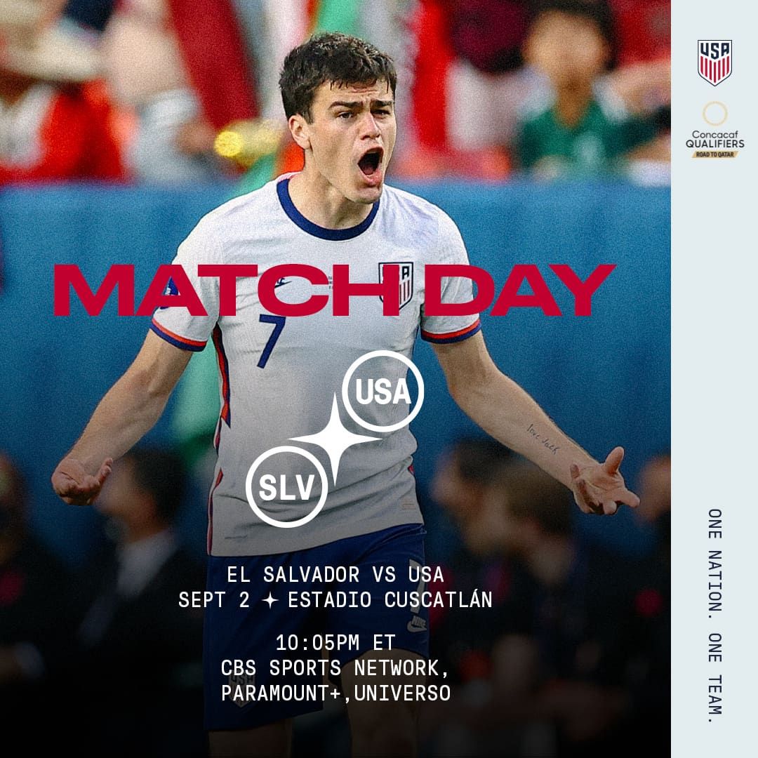 2022 Concacaf World Cup Qualifying USA vs El Salvador Preview Schedule TV Channels Start Time