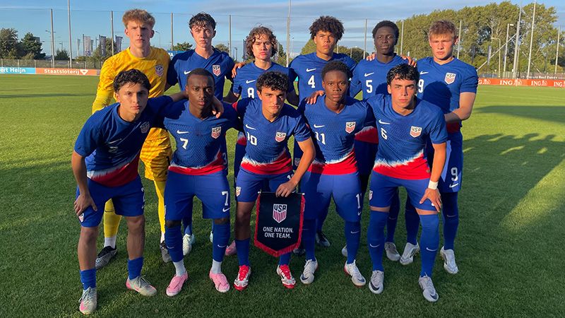 U-17 MNT Falls in Two Friendlies against Netherlands during September FIFA Window