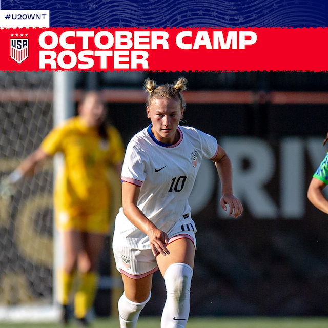 U.S. Under-20 Women’s National Team Calls 24 Players to Training Camp in Kansas City, Mo.