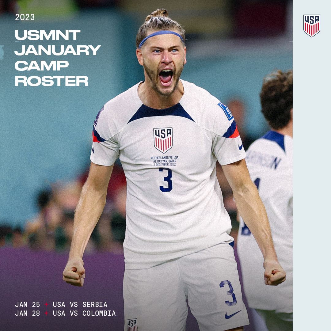 24 Players Called For USMNT BioSteel January Training Camp To Kick Off 2026 FIFA World Cup Cycle