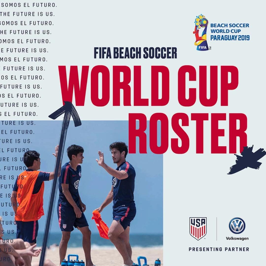 Soto Names 12 Player Roster For 2019 FIFA Beach Soccer World