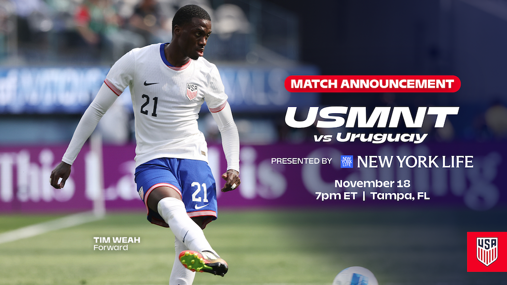 USMNT vs Uruguay Match Hub Promo