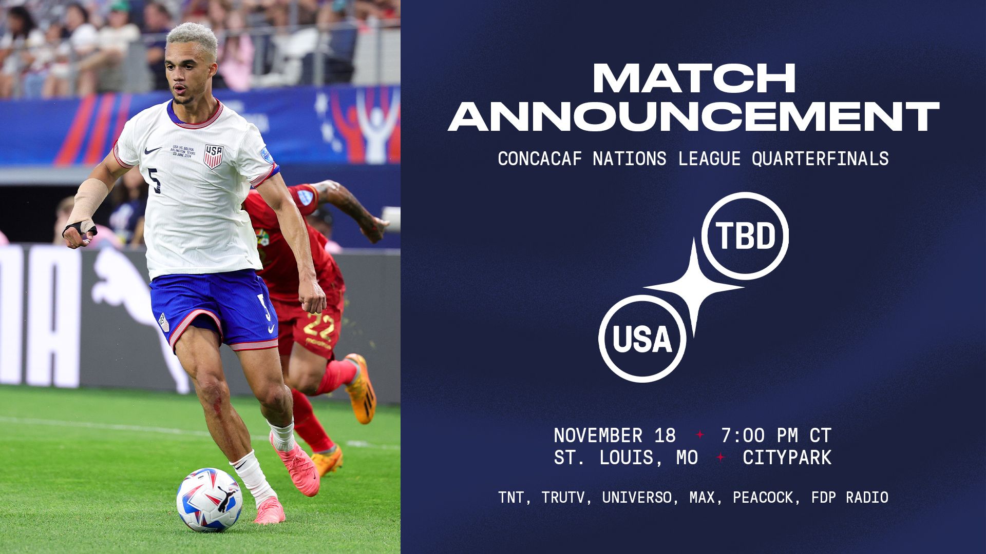 U.S. Soccer Selects St. Louis To Host Critical Concacaf Nations League Quarterfinal On Nov. 18