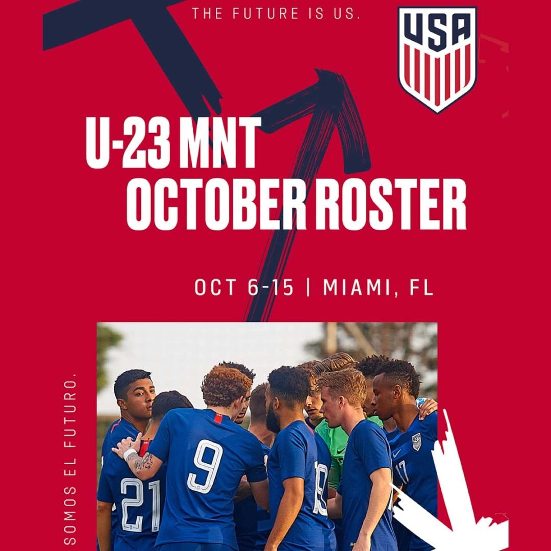Kreis Names 25 Player Roster for U 23 USMNT Training Camp in Miami