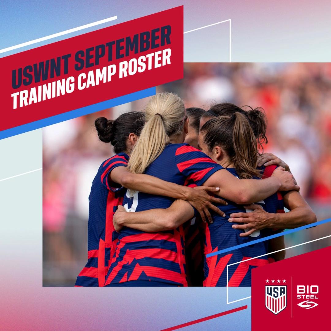 Andi Sullivan Sophia Smith and Mallory Pugh Added to Roster for September Matches vs Paraguay