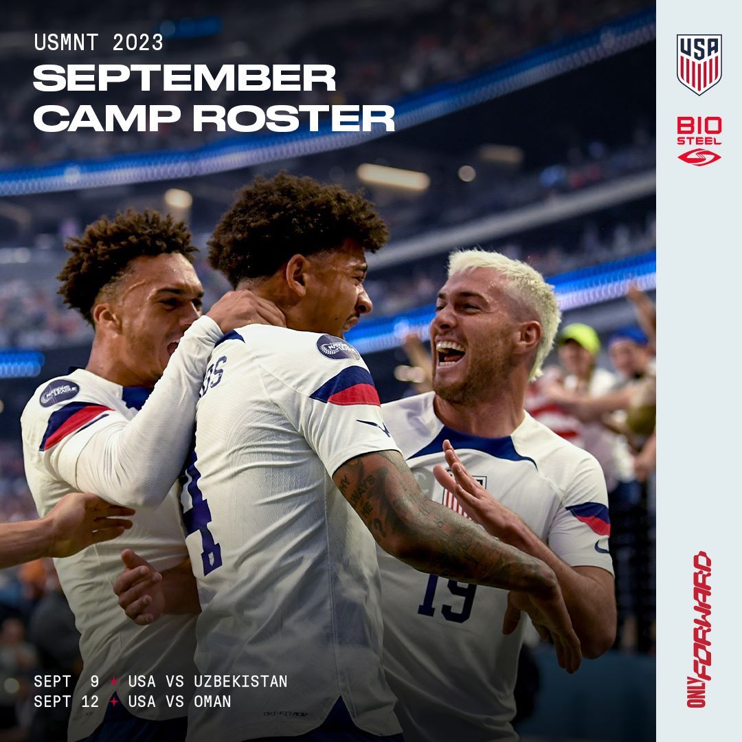 Berhalter Selects 24 Player BioSteel USMNT Training Camp Roster Ahead of September Matches