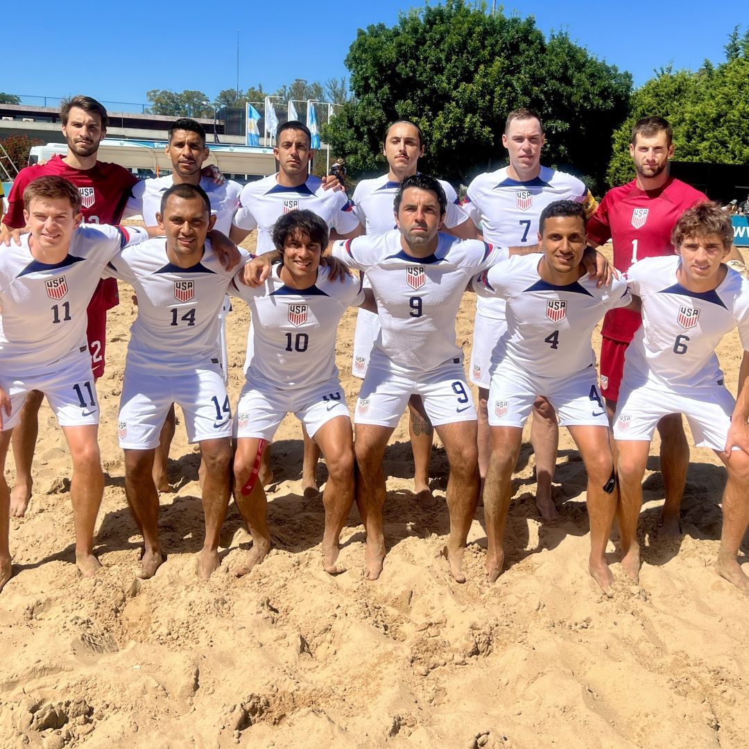 US Beach Soccer Mens National Team Defeats Argentina 5 2 To Cap Milestone 2023 Campaign